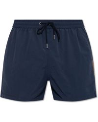 Paul Smith - Side-Stipe Swimming Shorts - Lyst