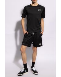 EA7 - Shorts With Logo, - Lyst