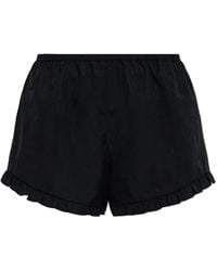 Hunza G - 'Frill Mini' Shorts - Lyst