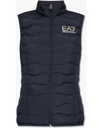EA7 - Quilted Vest - Lyst