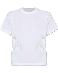 Comme des Garçons - Top With Decorative Cut-Outs - Lyst