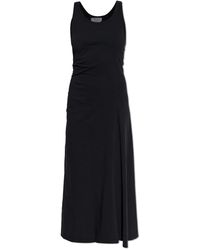 McQueen - Dress With Embroidered Logo - Lyst