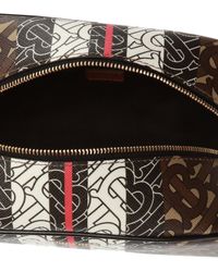 Burberry Patterned Wash Bag Brown