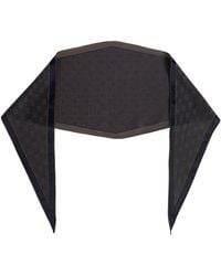 Ferragamo - Asymmetric Scarf With Monogram - Lyst