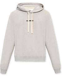 Jil Sander - Logo-Printed Hoodie - Lyst