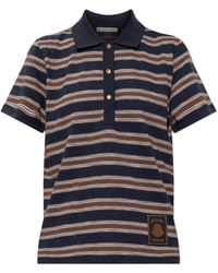Moncler - Striped Pattern Polo - Lyst