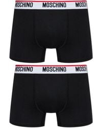 Moschino - 2-Pack Of Cotton Boxers - Lyst