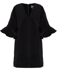 Ganni - Dress With A V-Neckline - Lyst