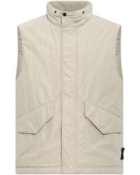 Stone Island - Insulated Vest With A Stand-Up Collar - Lyst
