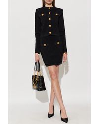 Balmain - Cardigan With Decorative Buttons - Lyst