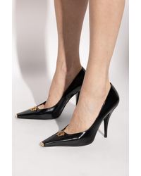 Versace - Leather Heeled Shoes - Lyst