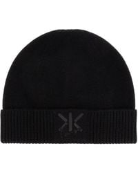 KENZO - Beanie With Embroidered Logo - Lyst