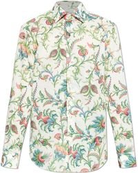 Etro - Shirt With Floral Motif - Lyst