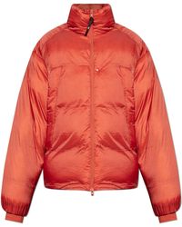 Y-3 - Down Jacket With A Pattern - Lyst