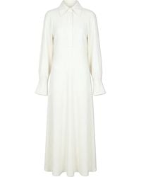 Victoria Beckham - Dress With Collar - Lyst