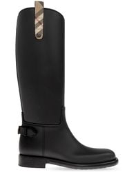 Burberry - 'Cavalier' Rubber Boots - Lyst