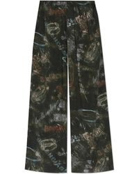 Balenciaga - Loose-Fit Printed Trousers - Lyst
