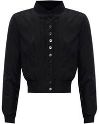 McQueen - Quilted Jacket With Decorative Stitching - Lyst