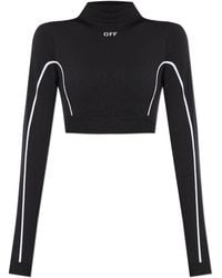 Off-White c/o Virgil Abloh - Short Top With Stand-Up Collar - Lyst