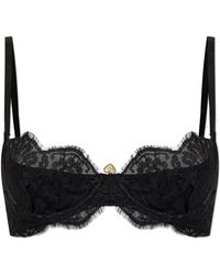 DSquared² - Silk Bra With Lace - Lyst