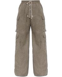 Rick Owens - Wool Wide-Leg Trousers - Lyst