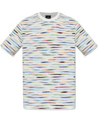 Paul Smith - T-Shirt With Striped Pattern - Lyst