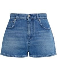 Moschino - Denim Shorts - Lyst