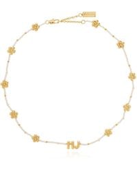Marc Jacobs - Necklace With Floral Motif - Lyst