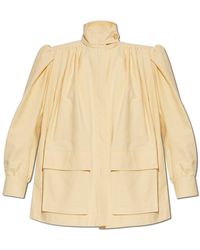 Chloé - Oversize Jacket With A Stand-Up Collar - Lyst