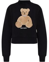Palm Angels - Sweatshirt With A Distinctive Teddy Bear Motif - Lyst