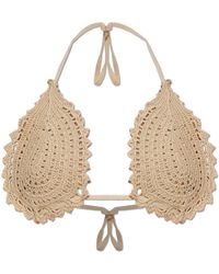 The Attico - Bikini Top From The "Il Primo Bagno" Collection - Lyst