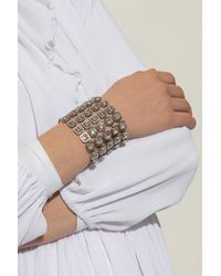 Balenciaga - Bracelet With Shimmering Crystals - Lyst