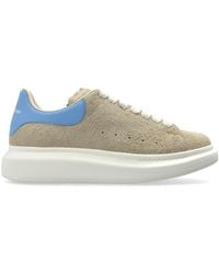 McQueen - Suede Sports Shoes With Logo - Lyst