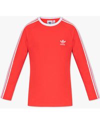 adidas Originals T-shirt With Long Sleeves - Red