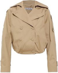 Acne Studios - Cotton Jacket With Collar - Lyst
