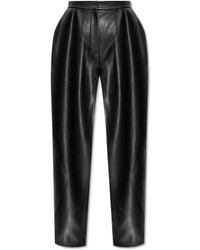 Balmain - Vegan Leather Trousers - Lyst