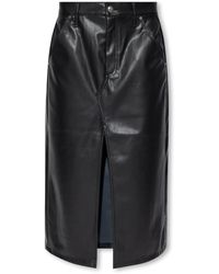 Rag & Bone - Faux Leather Skirt - Lyst