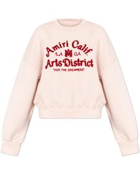 Amiri - Sweatshirt With Embroidered Pattern - Lyst