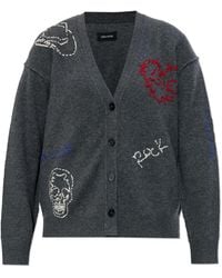 Zadig & Voltaire - Cashmere Cardigan 'Mirkaz' - Lyst