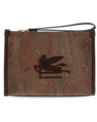 Etro - Patterned Clutch - Lyst