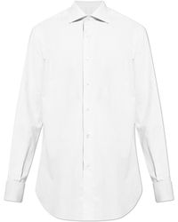 Brioni - Shirt With Cufflinks Cuffs - Lyst