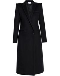 McQueen - Wool Coat - Lyst