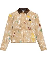 Moschino - Denim Jacket With 'Vintage' Effect - Lyst