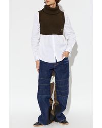 DSquared² - Wool Turtleneck Vest - Lyst