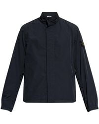 Stone Island - Lightweight Jacket With A Stand-Up Collar - Lyst