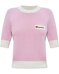 Marni - Sweater With Logo - Lyst