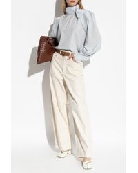 Marni - Trousers With Embroidered Pattern - Lyst