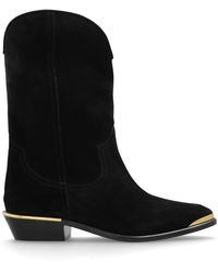Isabel Marant - Suede Ankle Boots 'Elbana' - Lyst