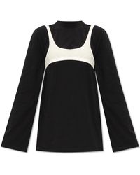 MM6 by Maison Martin Margiela - Top With Logo, - Lyst