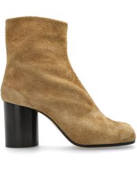 Maison Margiela - Heeled Ankle Boots With "Tabi" Cut-Out - Lyst